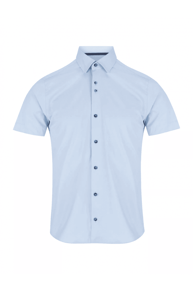 Tapered Parker Shirt - Light Blue