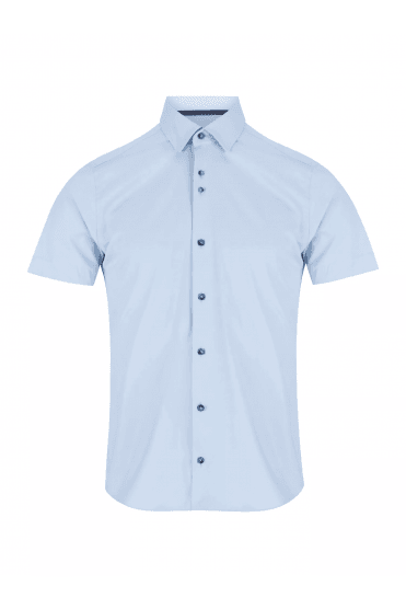 Tapered Parker Shirt - Light Blue
