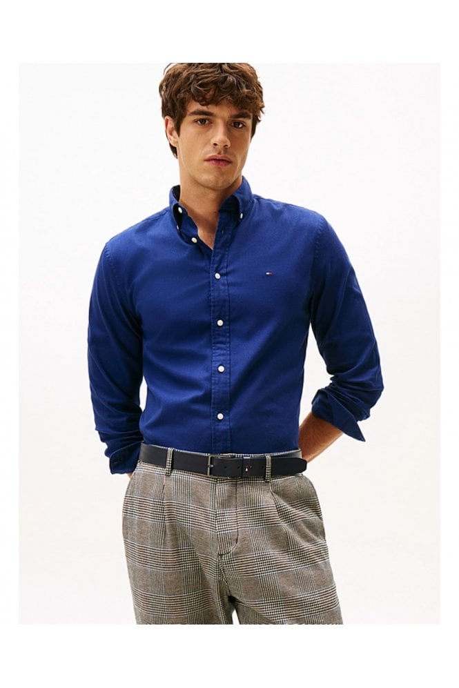 TH Flex Regular Fit Flannel Shirt – Preppy Navy