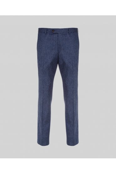 Tolka Donegal Tweed Suit Trousers – Blue