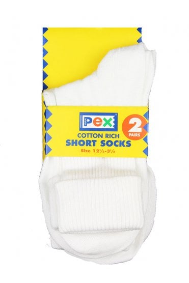 Treble School Ankle Socks 2PK