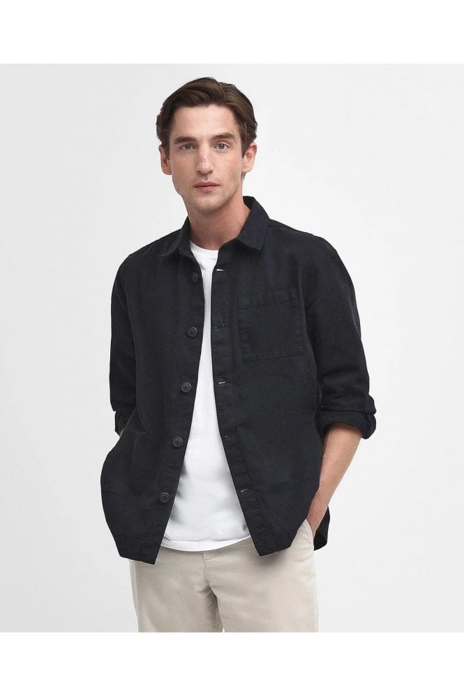 Washed Overshirt - Navy