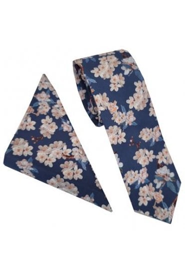 Wedding Blossom Tie Set – Airforce