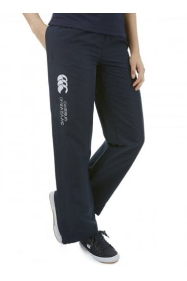 Womens Open Hem Stadium Pants - Navy