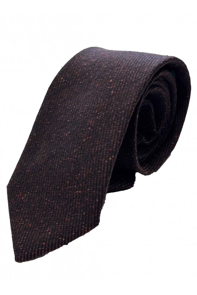 Wool Silk Tie - Wine