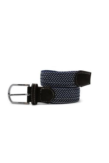 Woven Belt - Navy Fine Weave