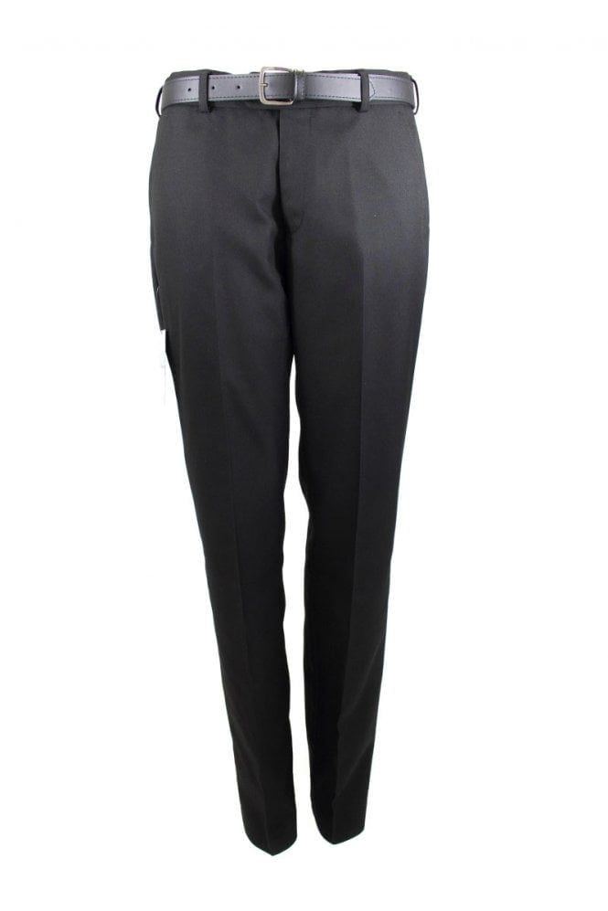 Young Mens 'Elson' Trousers - Slim Fit - Black