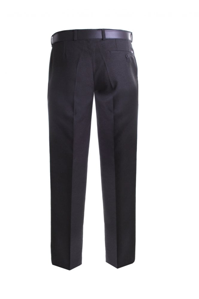 Young Mens 'Elson' Trousers - Slim Fit - Charcoal