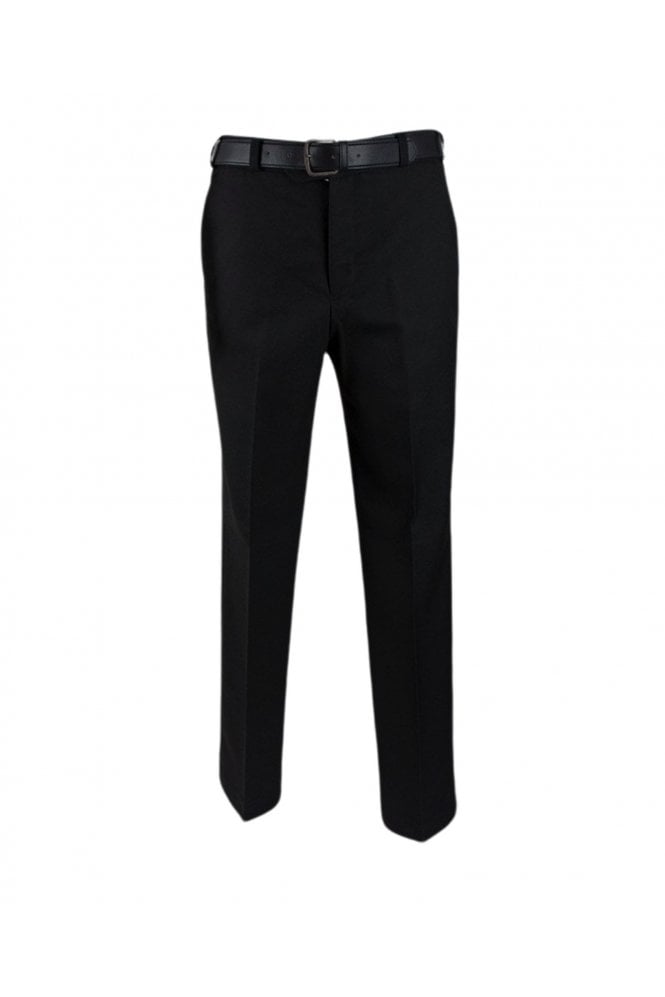 Young Mens ‘Samuel’ Trousers – Regular Fit – Black