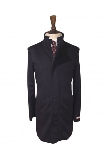 Zip Out Overcoat – Navy